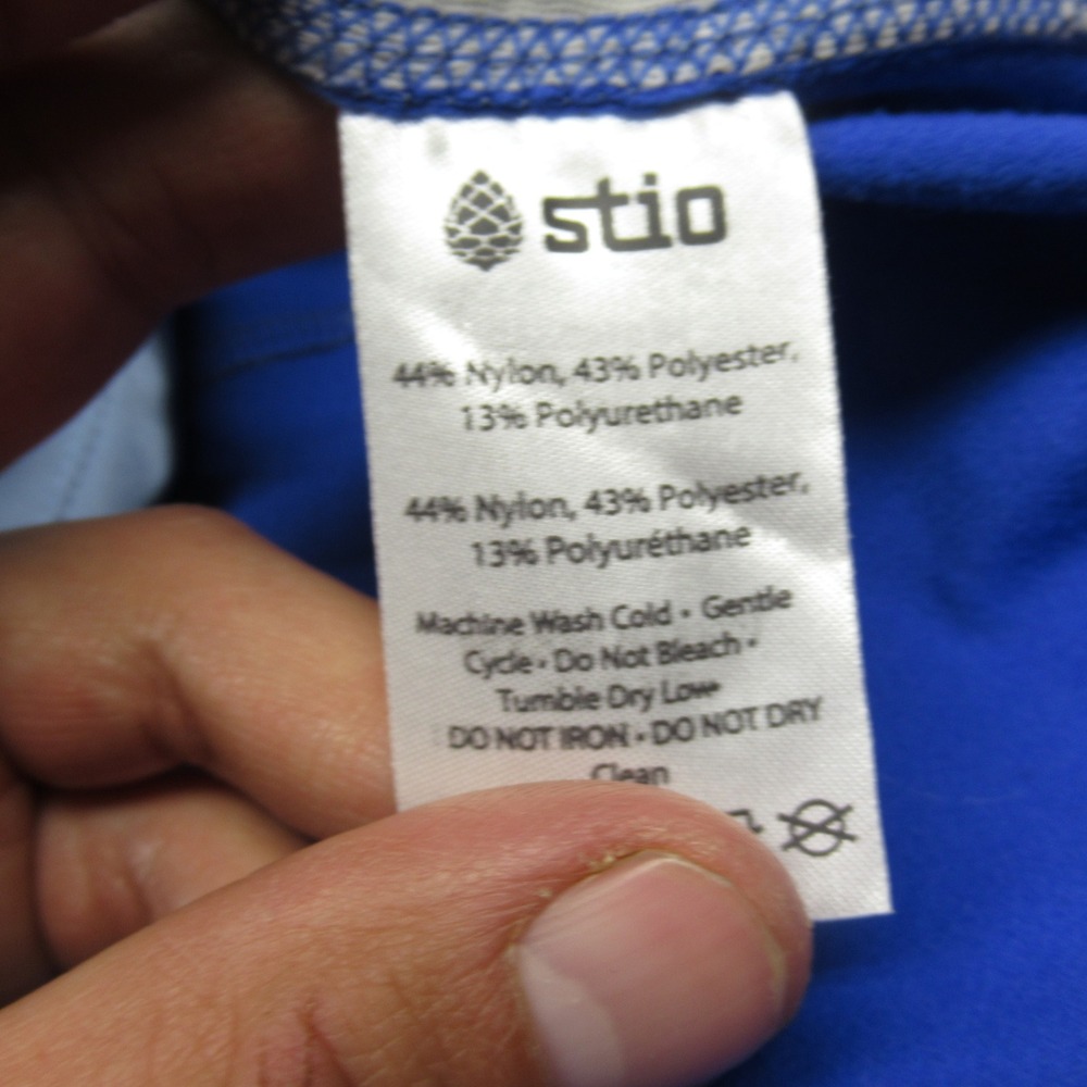 Stio Hoodie Women Small Blue Natural Power Logo Pullover Run Jog Hike Activewear - Picture 5 of 12